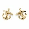Warren Asher Gold-Tone Anchor Cufflinks