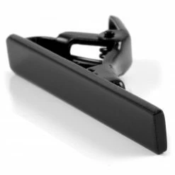 Warren Asher Short Black Tie Clip