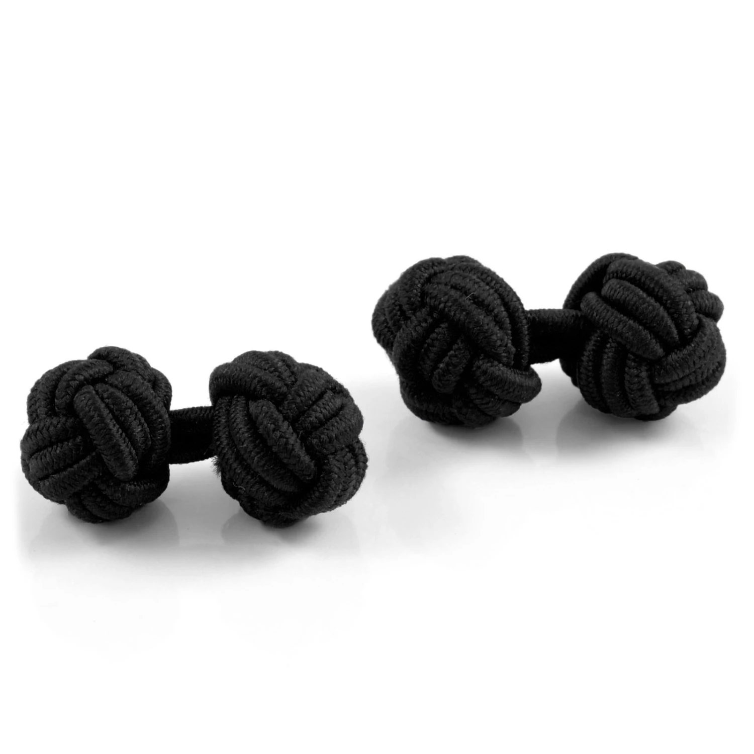 Warren Asher Black Knot Cufflinks 2 Warren Asher Black Knot Cufflinks - Image 2