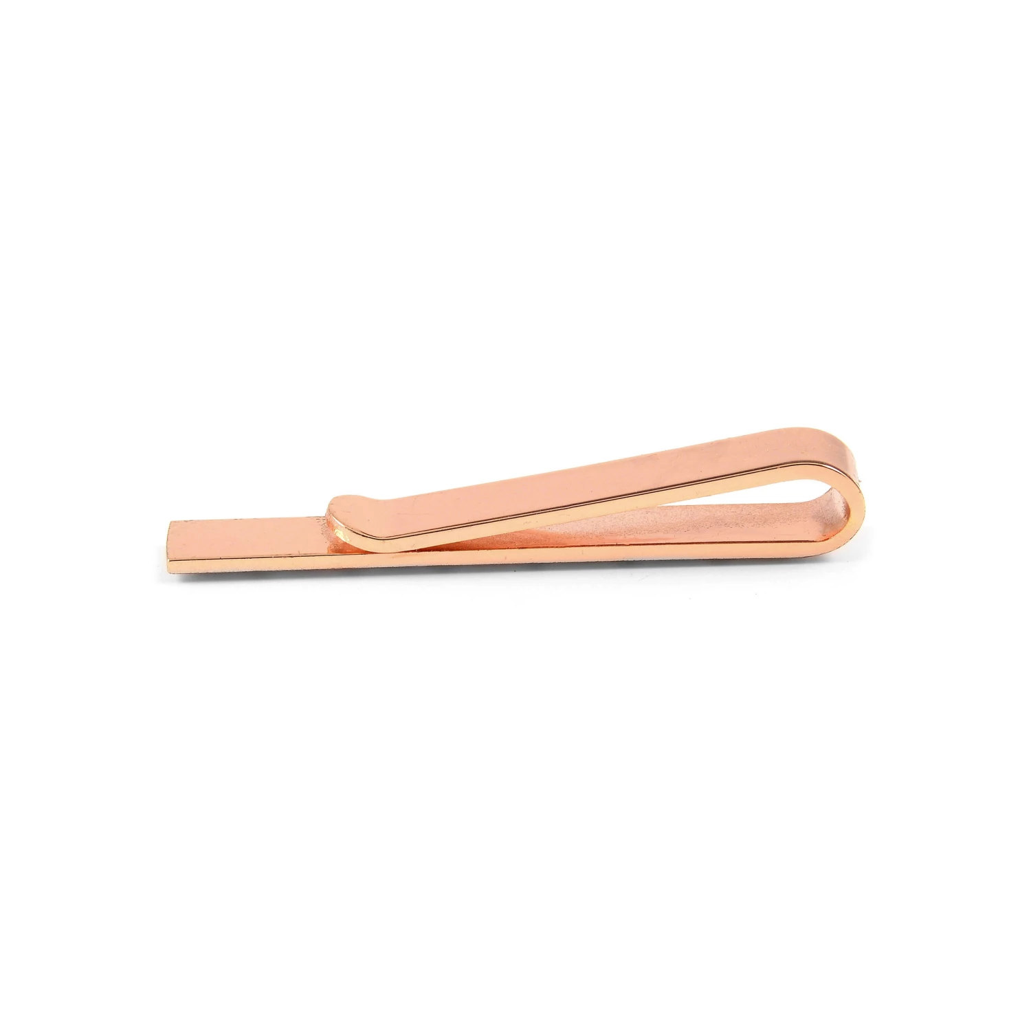 Warren Asher Rose Gold-Tone Vertical Line Tie Bar 4 Warren Asher Rose Gold-Tone Vertical Line Tie Bar - Image 4