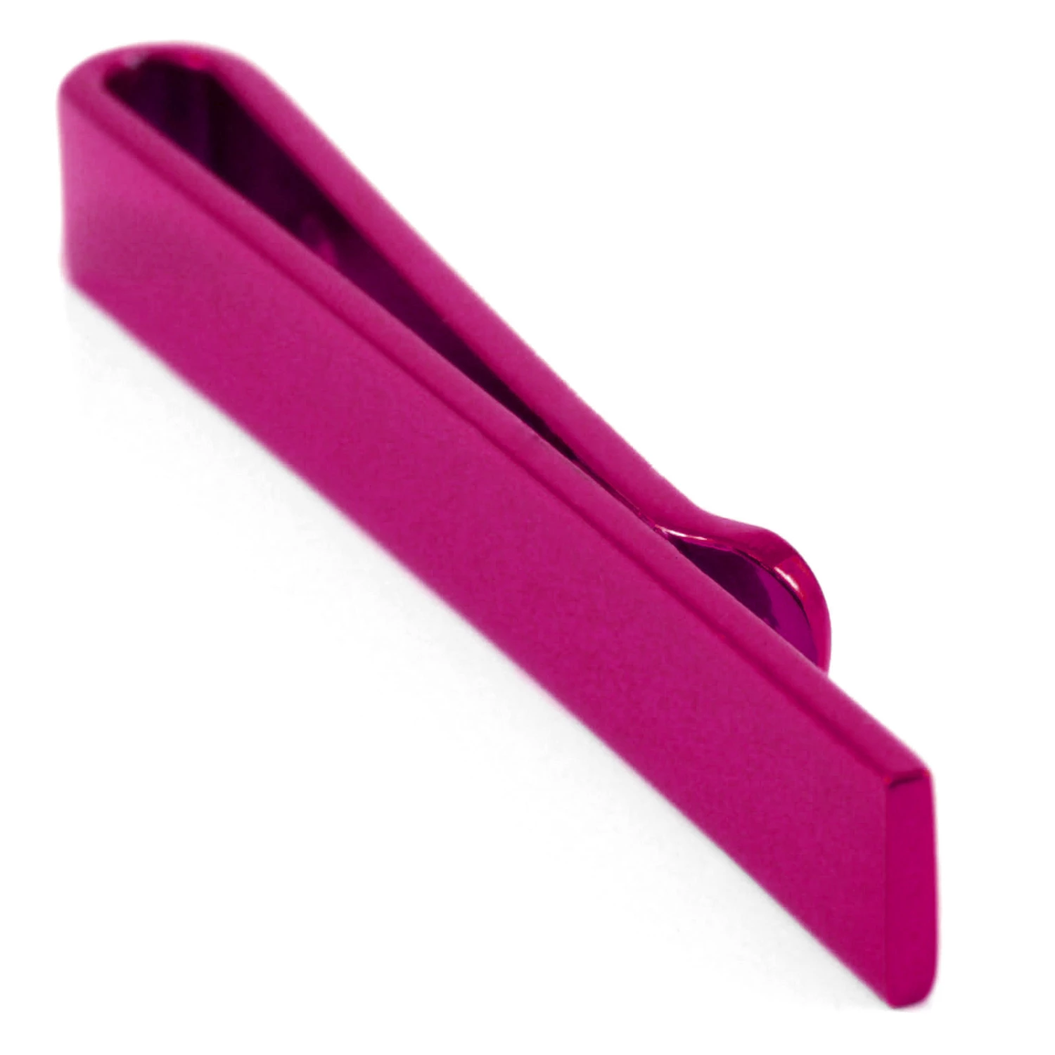 Warren Asher Short Metallic Pink Tie Bar 2 Warren Asher Short Metallic Pink Tie Bar - Image 2