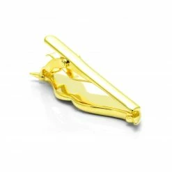 Warren Asher Gold-Tone Moustache Tie Clip -Cheap TIE CLIPS Store 1 4 68