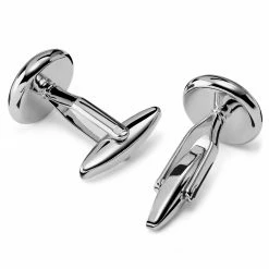 Trendhim Round Silver-Tone & Black Letter S Initial Cufflinks 6 Trendhim Round Silver-Tone & Black Letter S Initial Cufflinks -Cheap TIE CLIPS Store 10 2d7c05351a86e251bf0d6f318ada9a99a