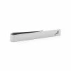 Sidegren Polished Silver-Tone Stainless Steel Short Tie Bar