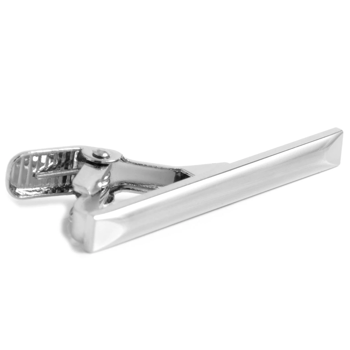 Warren Asher Silver-Tone Rounded Tie Clip 3 Warren Asher Silver-Tone Rounded Tie Clip - Image 3