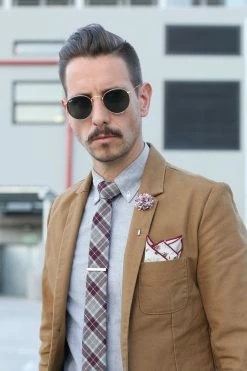 Warren Asher Short Simple Silver-Tone Tie Clip -Cheap TIE CLIPS Store 11 9 5 1