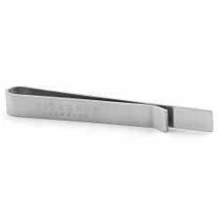 Sidegren Brushed Grey Stainless Steel Tie Bar -Cheap TIE CLIPS Store 12 3 91