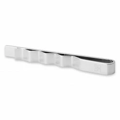 Bohemian Revolt Geo Remix | Long Silver-Tone & Sky Blue Square Stainless Steel Tie Bar -Cheap TIE CLIPS Store 13 23ae8c32d0cf82f47793ea5e81b5e6f05