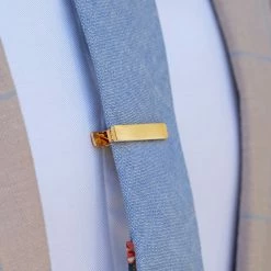 Northern Jewelry Classic Short Gold Plated Tie Clip -Cheap TIE CLIPS Store 13550 tieclip 2