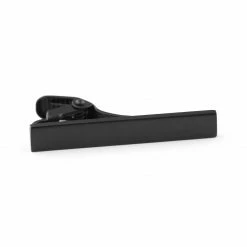 Warren Asher Black Square Short Tie Clip