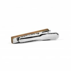 Warren Asher Ebony Wood & Metal Tie Clip -Cheap TIE CLIPS Store 2 2 7 19