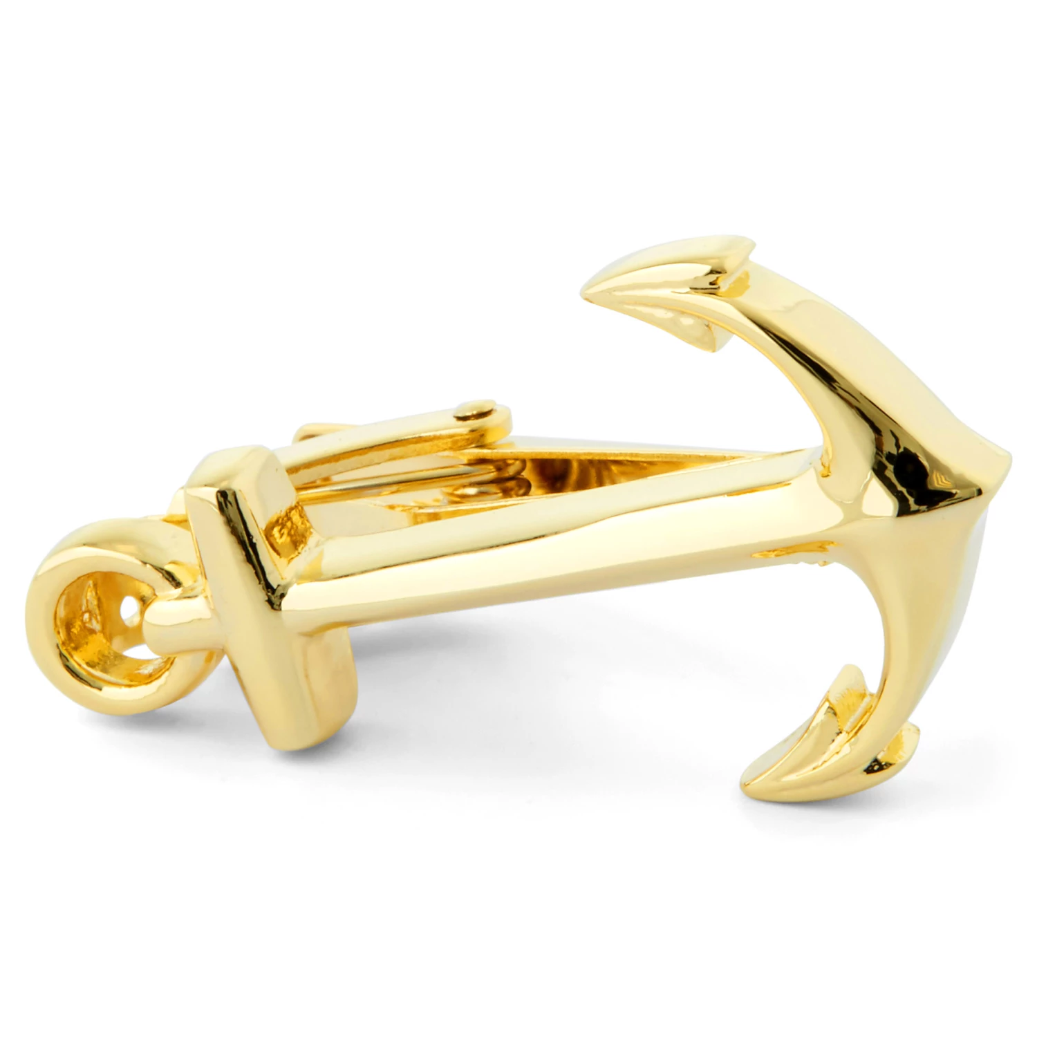 Warren Asher Gold-Tone Anchor Tie Clip 2 Warren Asher Gold-Tone Anchor Tie Clip - Image 2