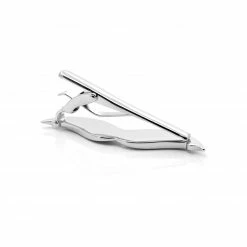 Warren Asher Silver-Tone Moustache Tie Clip -Cheap TIE CLIPS Store 2 3 59