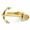 Warren Asher Gold-Tone Anchor Tie Clip