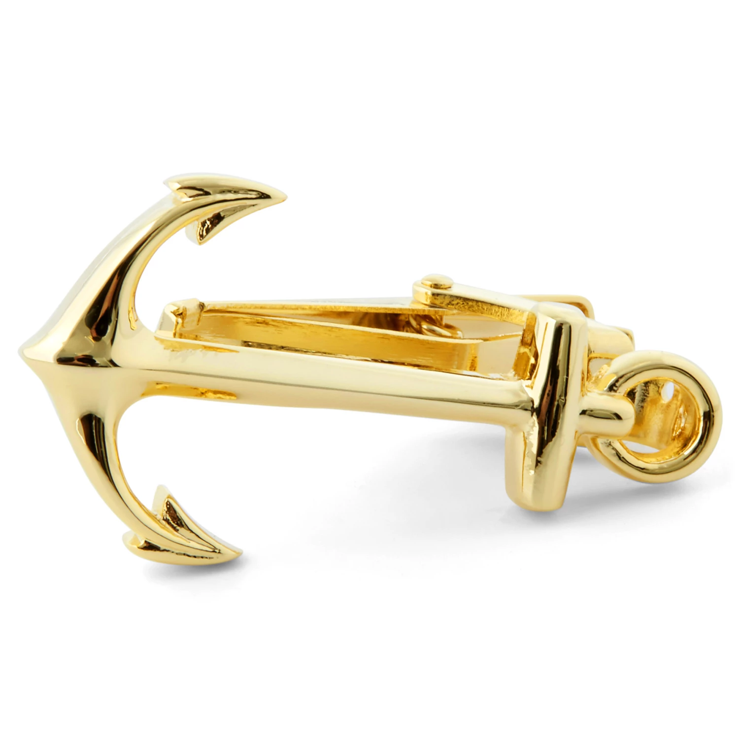 Warren Asher Gold-Tone Anchor Tie Clip 1 Warren Asher Gold-Tone Anchor Tie Clip