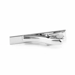 Warren Asher Short Silver-Tone Square Tie Clip -Cheap TIE CLIPS Store 22 2 64