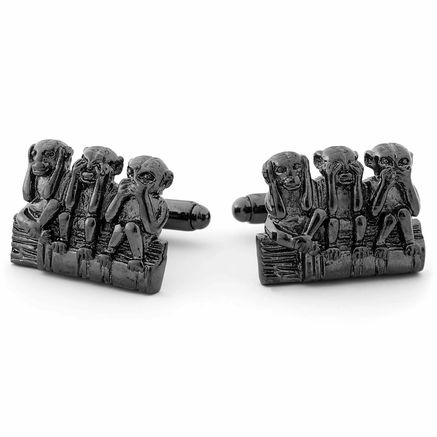 Warren Asher Monkeys Cufflinks 1 Warren Asher Monkeys Cufflinks