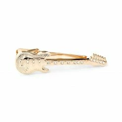 Warren Asher Rose Gold-Tone Rockstar Tie Clip
