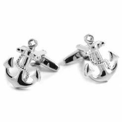 Warren Asher Silver-Tone Anchor Bracelets