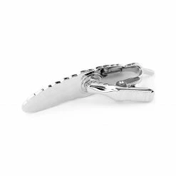 Warren Asher Short Silver-Tone Feather Tie Clip -Cheap TIE CLIPS Store 28 2 31