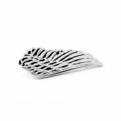 Warren Asher Silver-Tone Wing Tie Clip