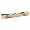 Bohemian Revolt Geo Remix | Silver-Tone & Madagascar Stone Stainless Steel Tie Bar