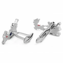 Warren Asher Silver-Tone Twas the Night Before Christmas Stainless Steel Cufflinks -Cheap TIE CLIPS Store 3 3 68764f30b19bfc2e0e73f243222f368a