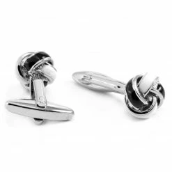 Warren Asher Silver-Tone Gothic Knot Cufflinks -Cheap TIE CLIPS Store 30 2 10