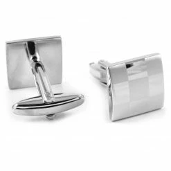 Warren Asher Silver-Tone Checker Cufflinks 8 Warren Asher Silver-Tone Checker Cufflinks -Cheap TIE CLIPS Store 32 2 8