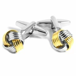 Warren Asher Gold- & Silver-Tone Twisted Cufflinks