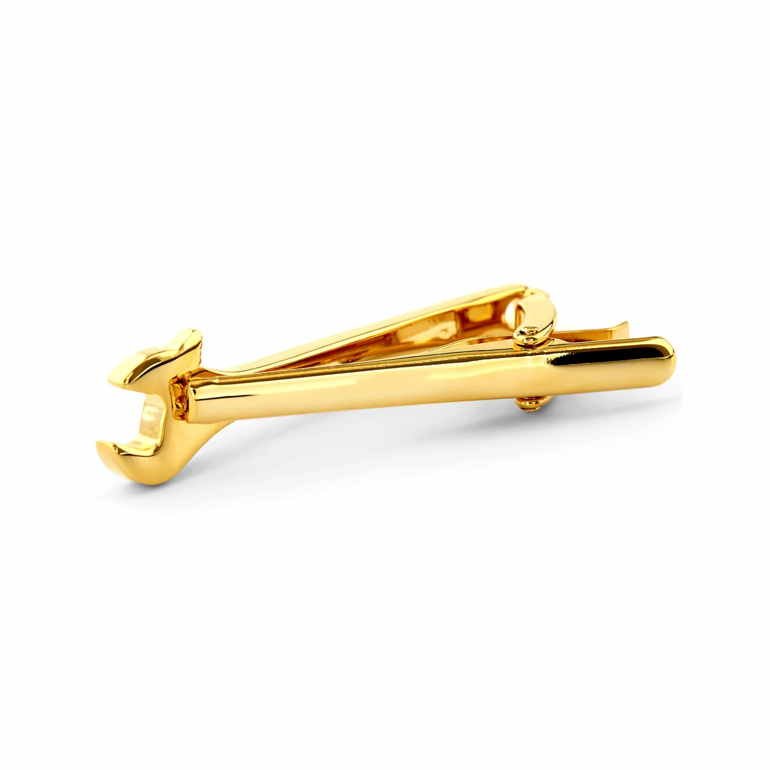 Warren Asher Gold-Tone Wrench Short Tie Clip 3 Warren Asher Gold-Tone Wrench Short Tie Clip - Image 3