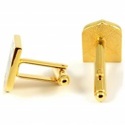 Warren Asher Gold-Tone Eagle Shield Cufflinks -Cheap TIE CLIPS Store 4 2 115