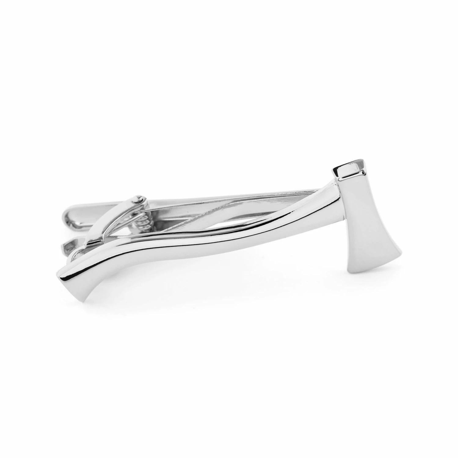 Warren Asher Silver-Tone Lumberjack’s Short Tie Clip 1 Warren Asher Silver-Tone Lumberjack’s Short Tie Clip