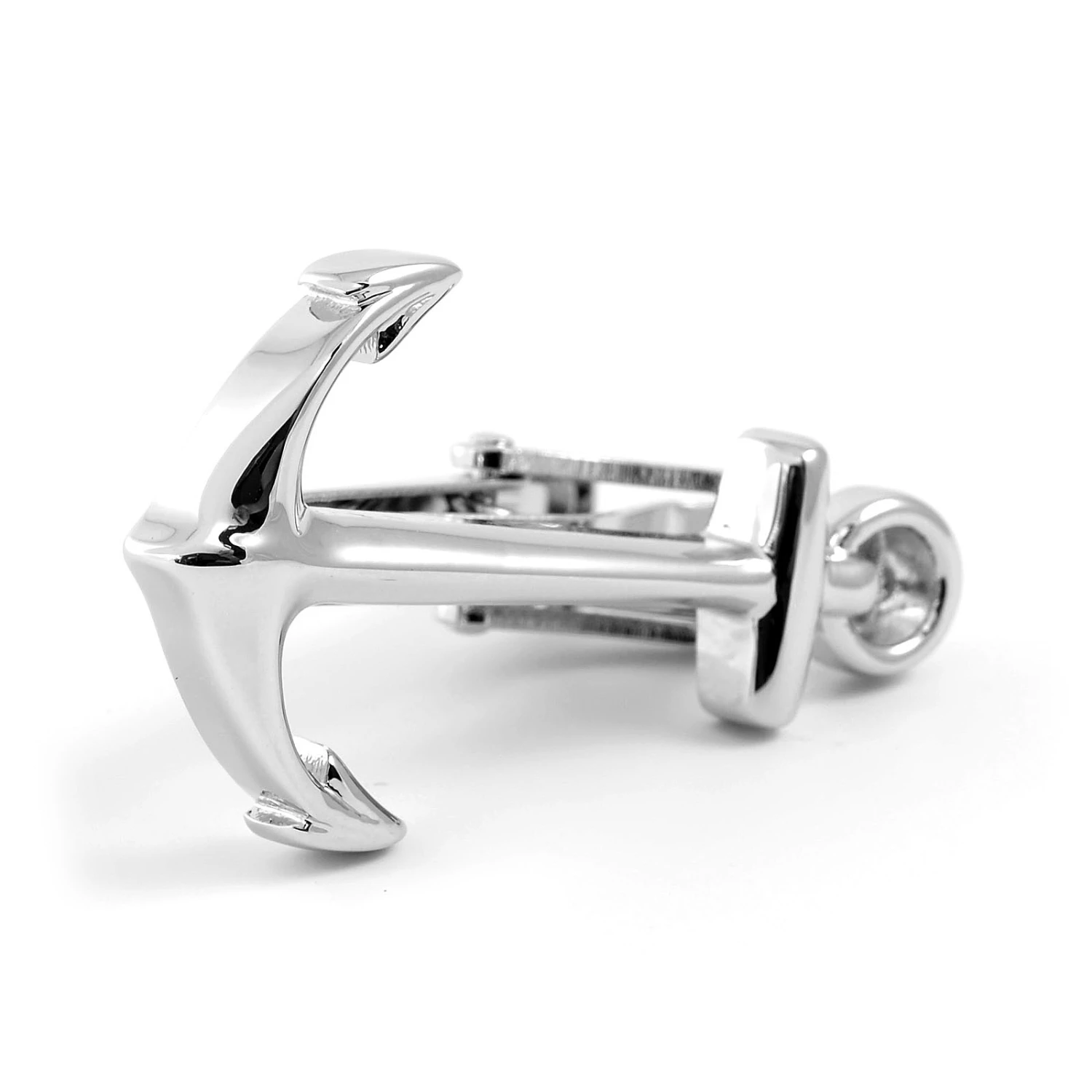 Warren Asher Silver-Tone Anchor Tie Clip 2 Warren Asher Silver-Tone Anchor Tie Clip - Image 2