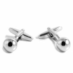 Warren Asher Silver-Tone Bullets Cufflinks