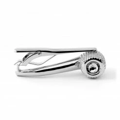 Warren Asher Silver-Tone Pipe Tie Clip -Cheap TIE CLIPS Store 5 11 2