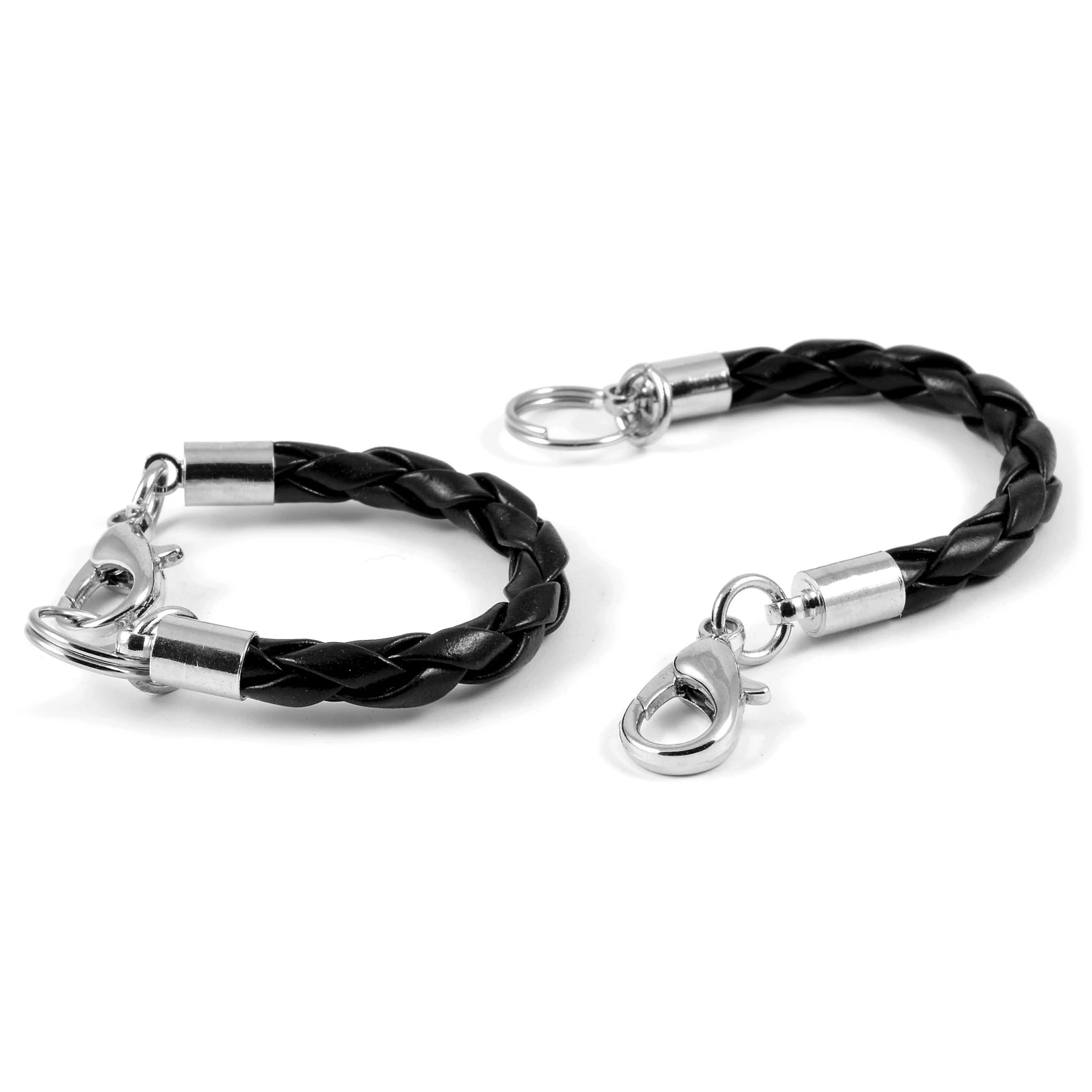 Warren Asher Black & Silver-Tone Merge Cufflinks 2 Warren Asher Black & Silver-Tone Merge Cufflinks - Image 2