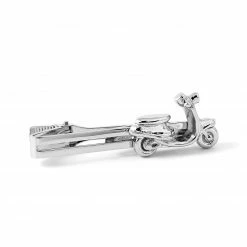 Warren Asher Silver-Tone Scooter Tie Clip
