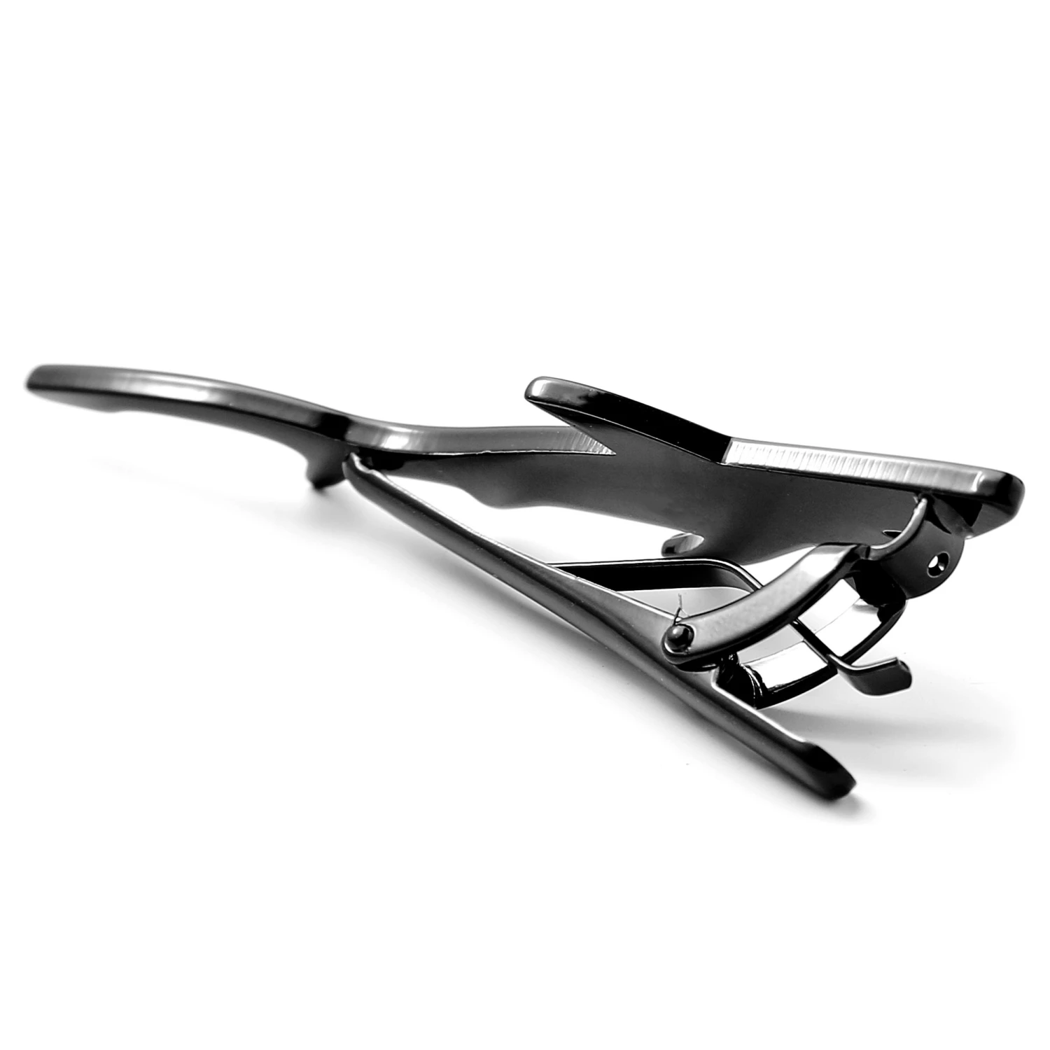 Warren Asher Black Shark Tie Clip 2 Warren Asher Black Shark Tie Clip - Image 2