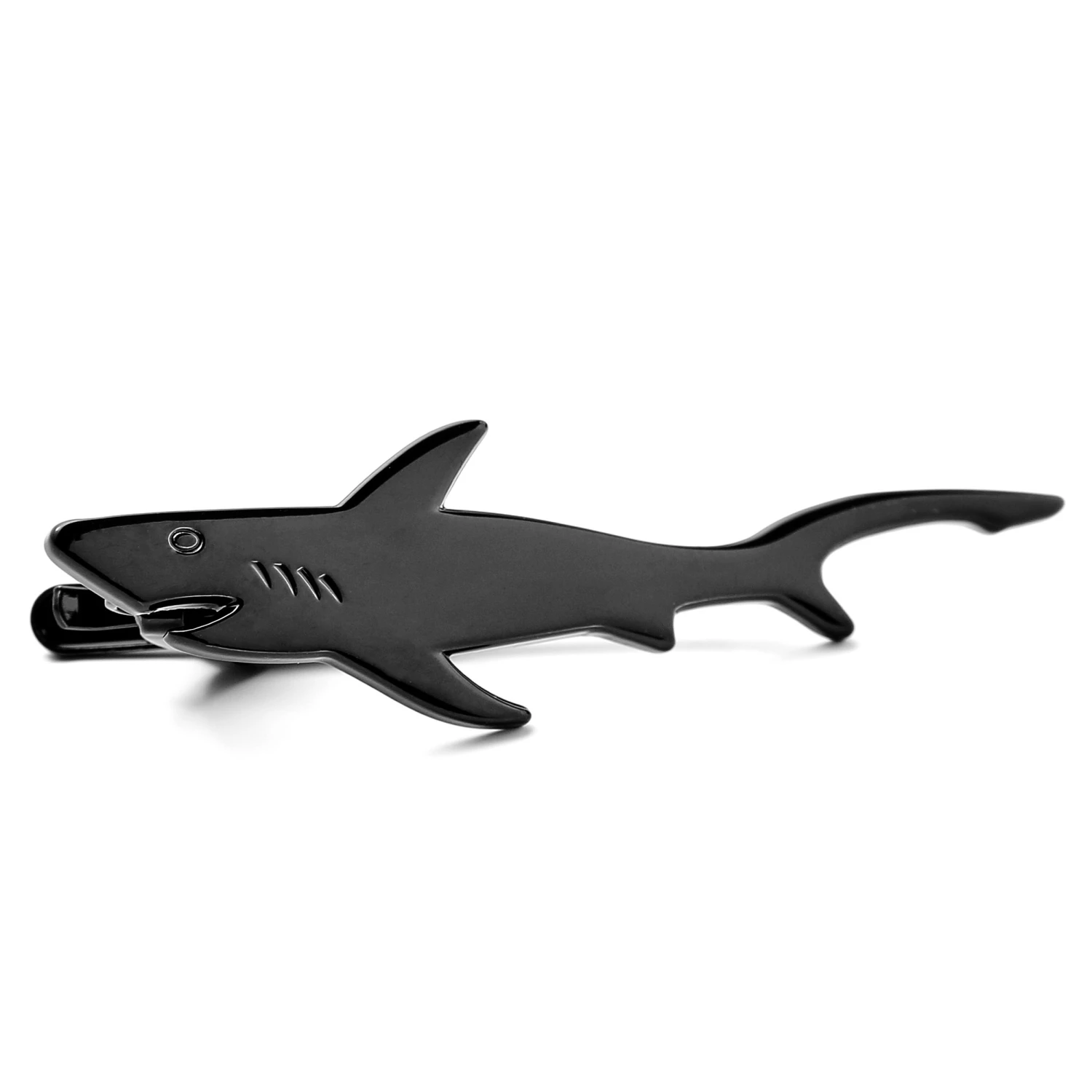 Warren Asher Black Shark Tie Clip 1 Warren Asher Black Shark Tie Clip