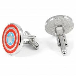 Warren Asher Round Silver-Tone, Currant Red & Light Blue Leading Star Cufflinks 7 Warren Asher Round Silver-Tone, Currant Red & Light Blue Leading Star Cufflinks -Cheap TIE CLIPS Store 8 2 72