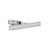 Warren Asher Silver-Tone Triple Line Tie Clip