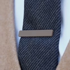 Warren Asher Short Brown Square Tie Clip 9 Warren Asher Short Brown Square Tie Clip -Cheap TIE CLIPS Store 9117 tieclip