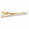 Warren Asher Gold-Tone Metal Alloy Diagonal Pattern Tie Clip