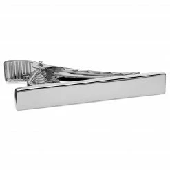 Northern Jewelry Classic 925s Silver Short Tie Clip