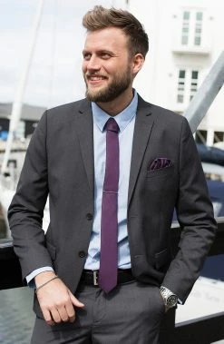 Warren Asher Sleek Silver-Tone Stainless Steel Tie Bar With Detail -Cheap TIE CLIPS Store billed 1 328