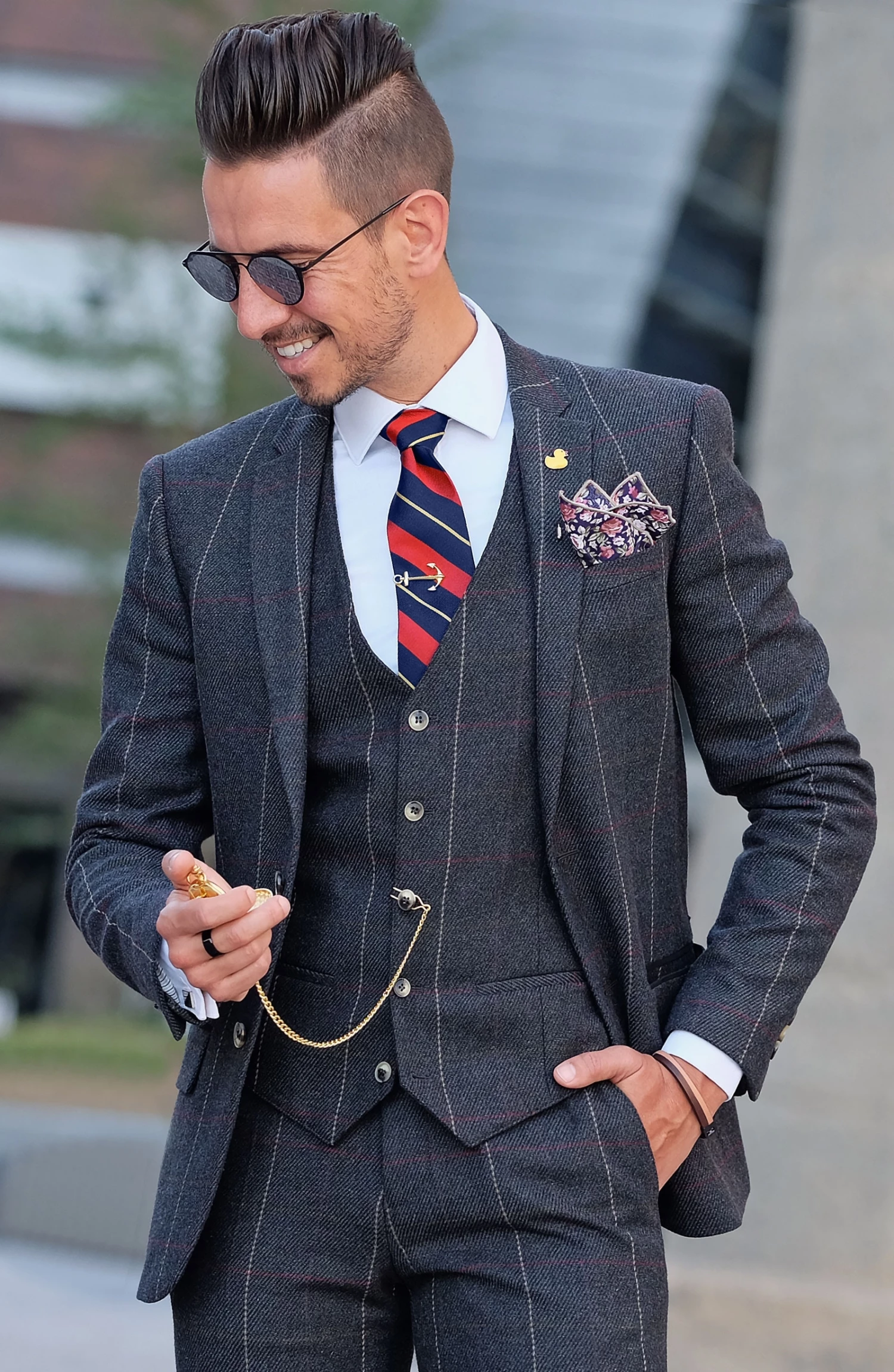 Warren Asher Gold-Tone Anchor Tie Clip 6 Warren Asher Gold-Tone Anchor Tie Clip - Image 6