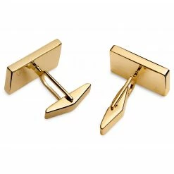 Northern Jewelry Rectangle Gold 925s Classic Cufflinks -Cheap TIE CLIPS Store dgvjuh
