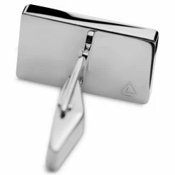 Northern Jewelry Rectangle 925s Classic Silver Cufflinks -Cheap TIE CLIPS Store ehjgjh