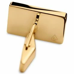 Northern Jewelry Rectangle Gold 925s Classic Cufflinks -Cheap TIE CLIPS Store evgjh